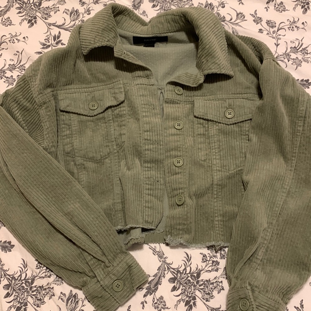 Cropped shacket